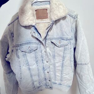 American eagle winter denim jacket